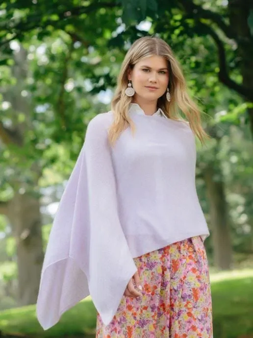 100% Cashmere Dress Topper Poncho