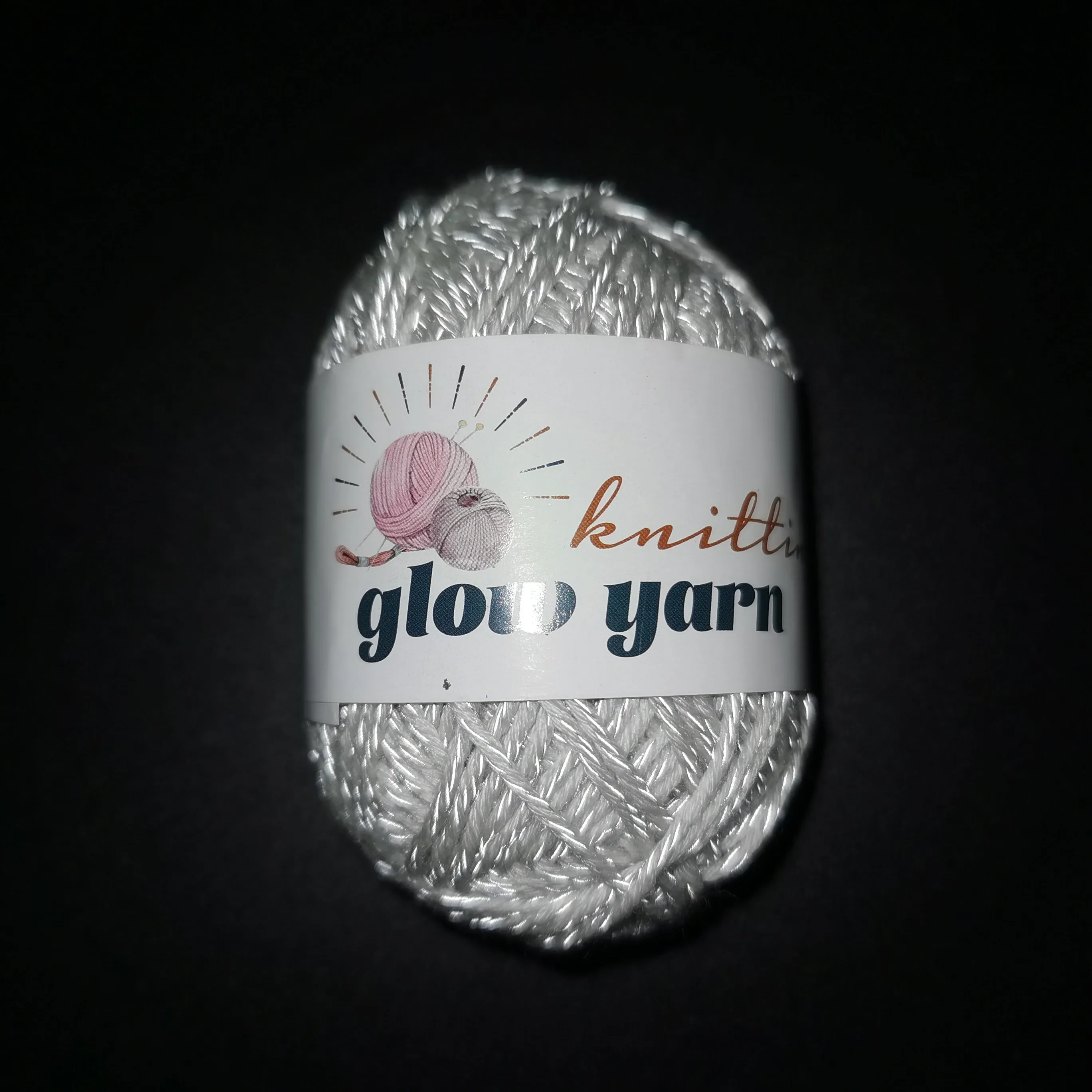 100% Cotton Reflective Crochet Yarn