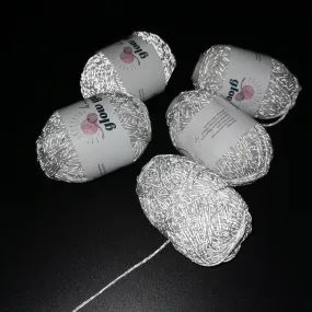 100% Cotton Reflective Crochet Yarn