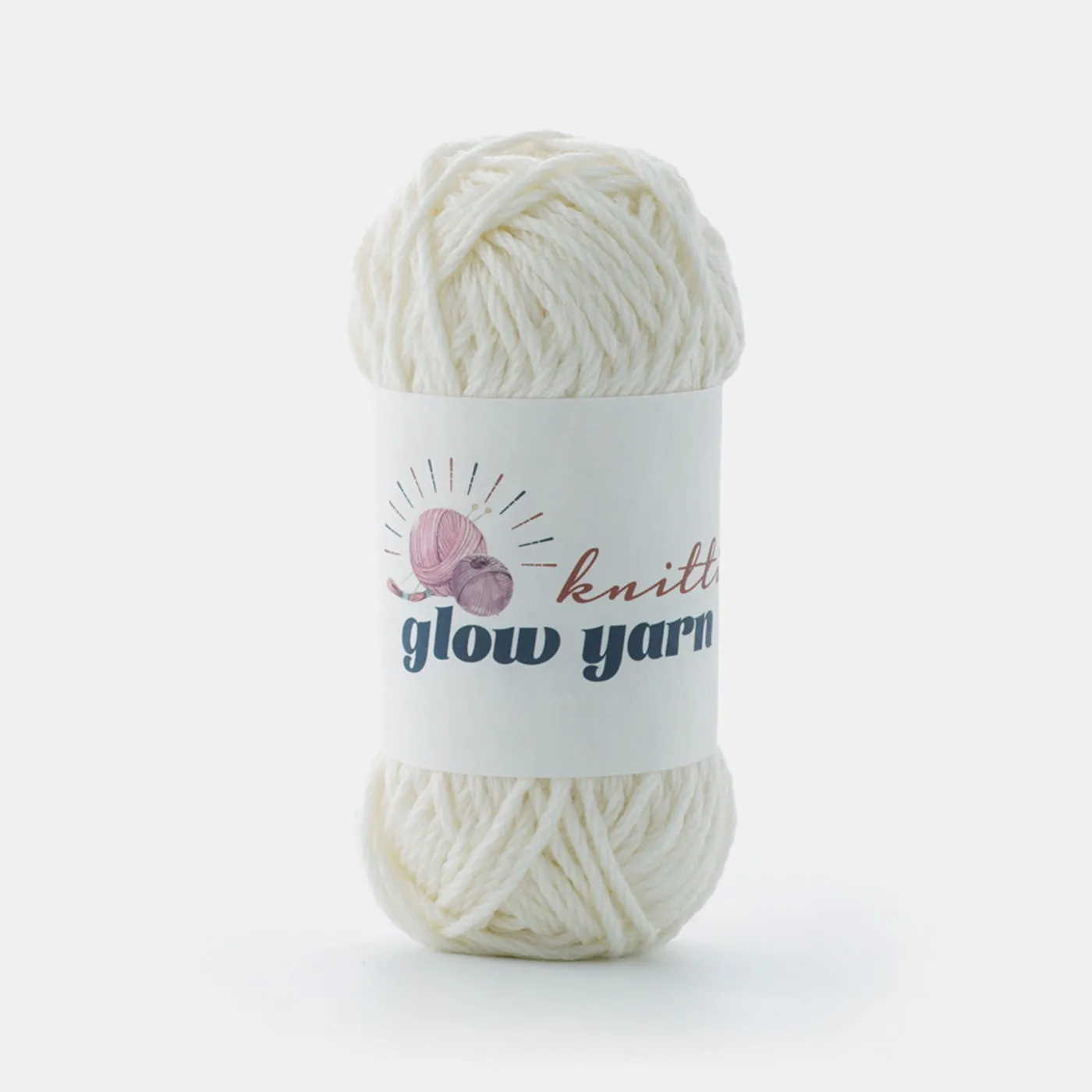 100% Wool Hand Knitting Glow in the Dark fluorescent Yarn