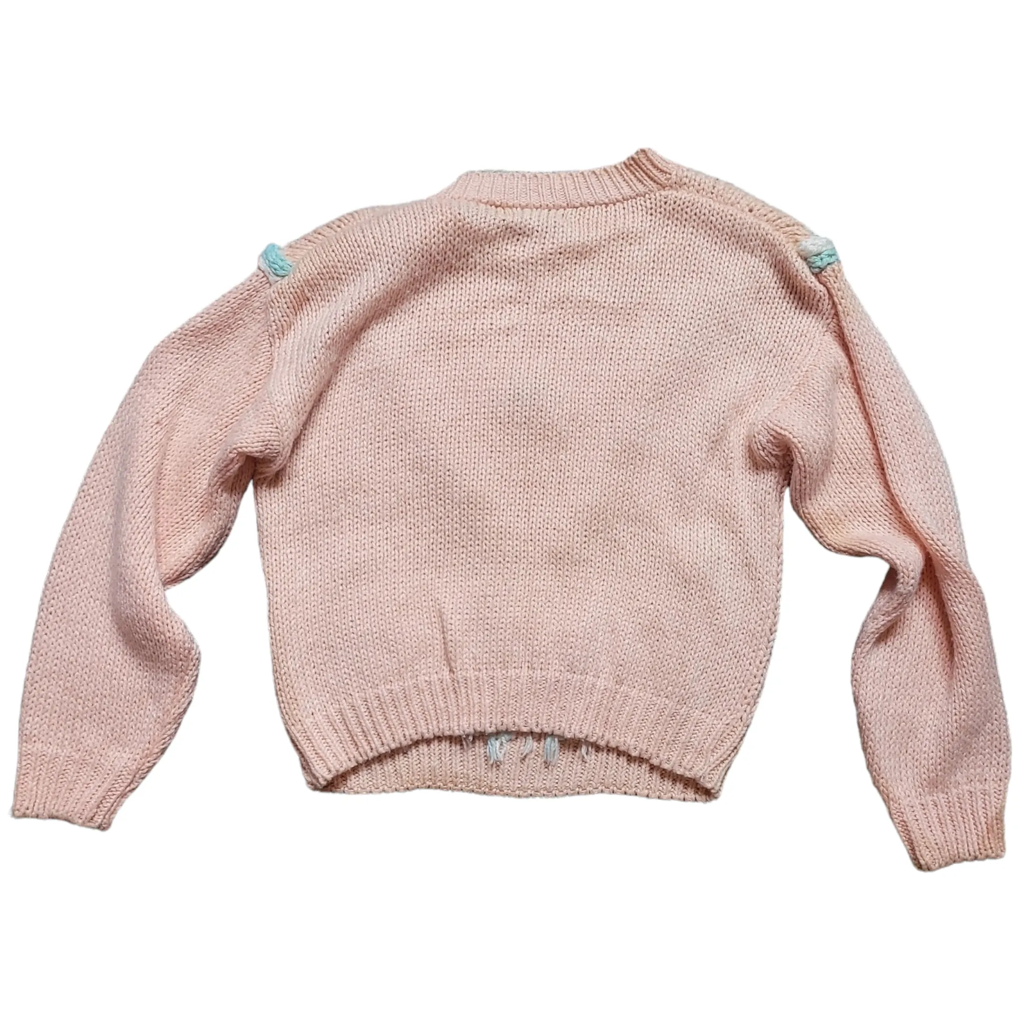 80s Womens Vintage Sweater Spice of Life Sweater Size M