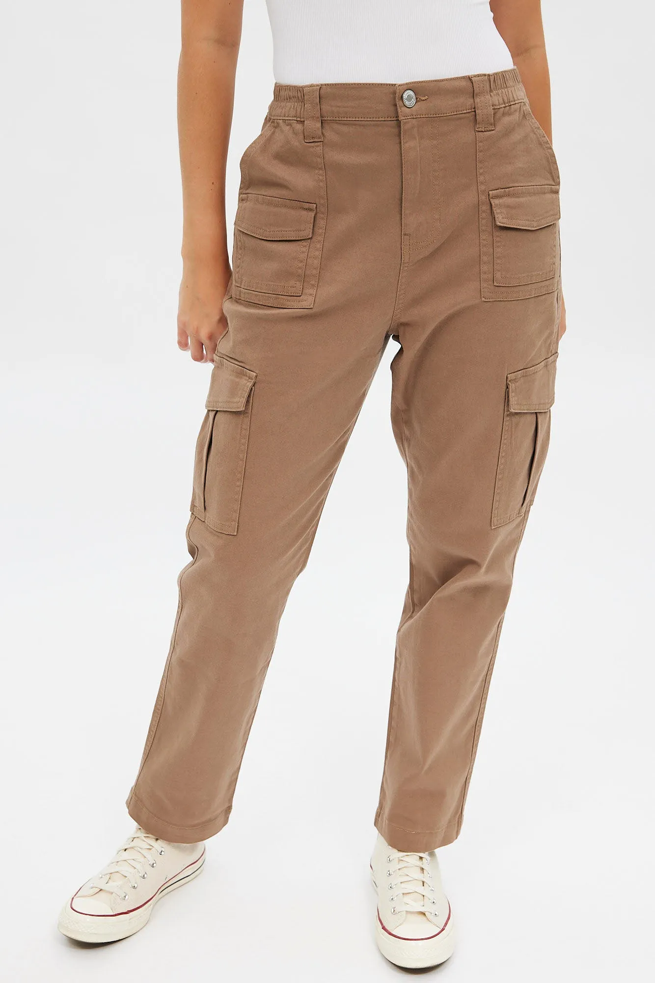 AERO Mid Rise Utility Cargo Straight Twill Jean