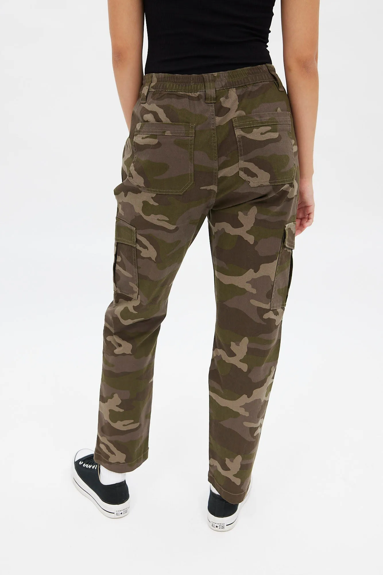 AERO Mid Rise Utility Cargo Straight Twill Jean