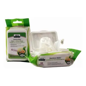 Aleva Naturals Bamboo Baby Nose 'n' Blows Wipes - 30ct