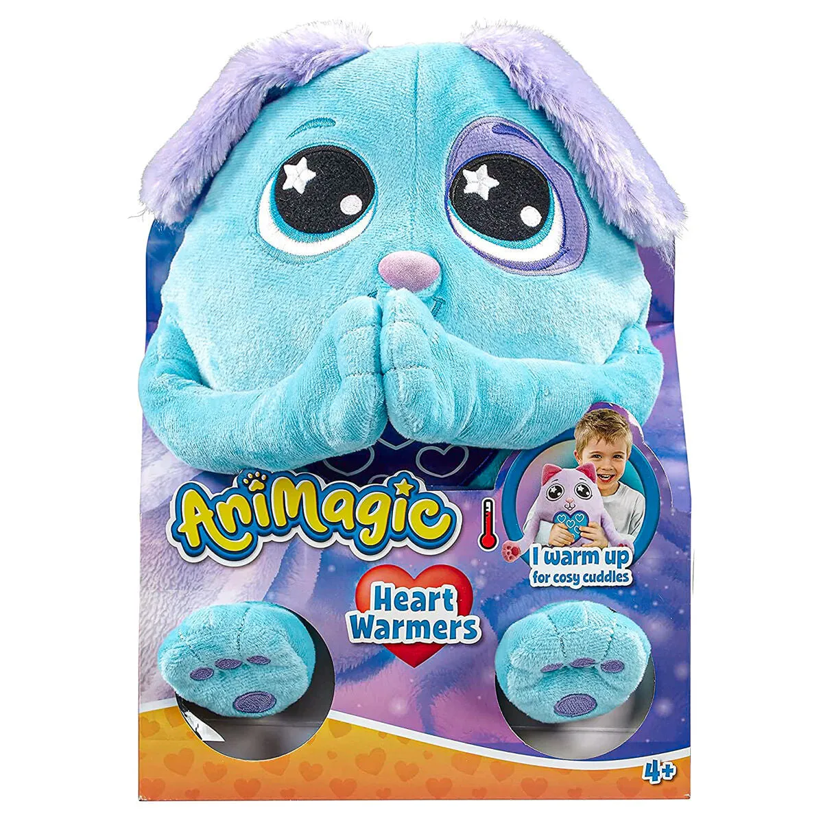 AniMagic Heart Warmers Cuddles Dog Soft Toy