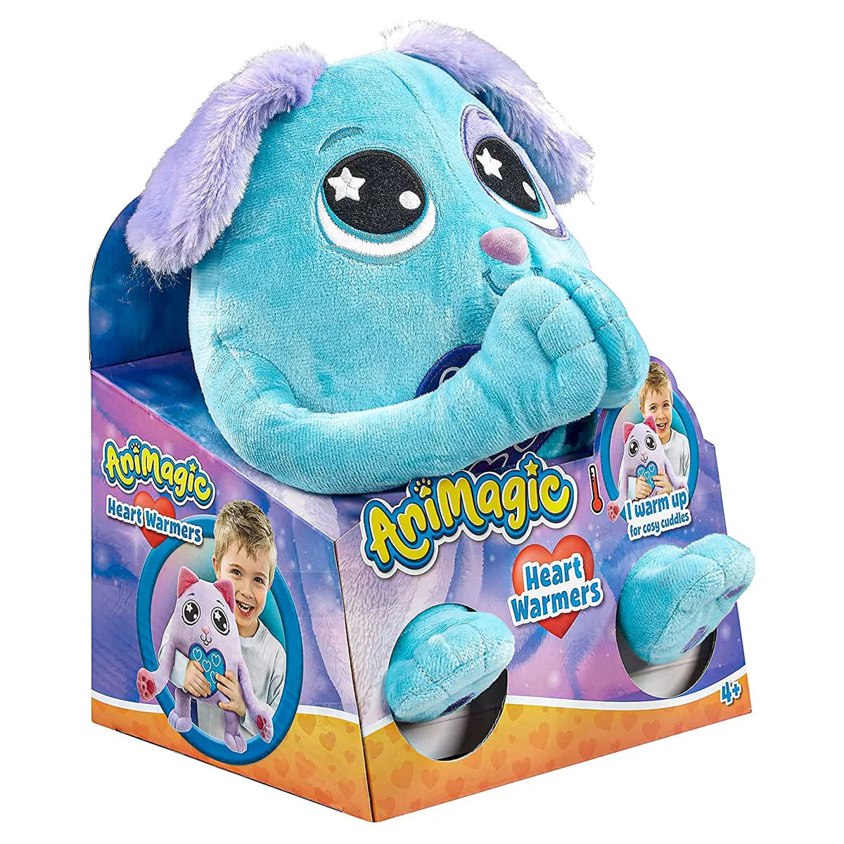 AniMagic Heart Warmers Cuddles Dog Soft Toy