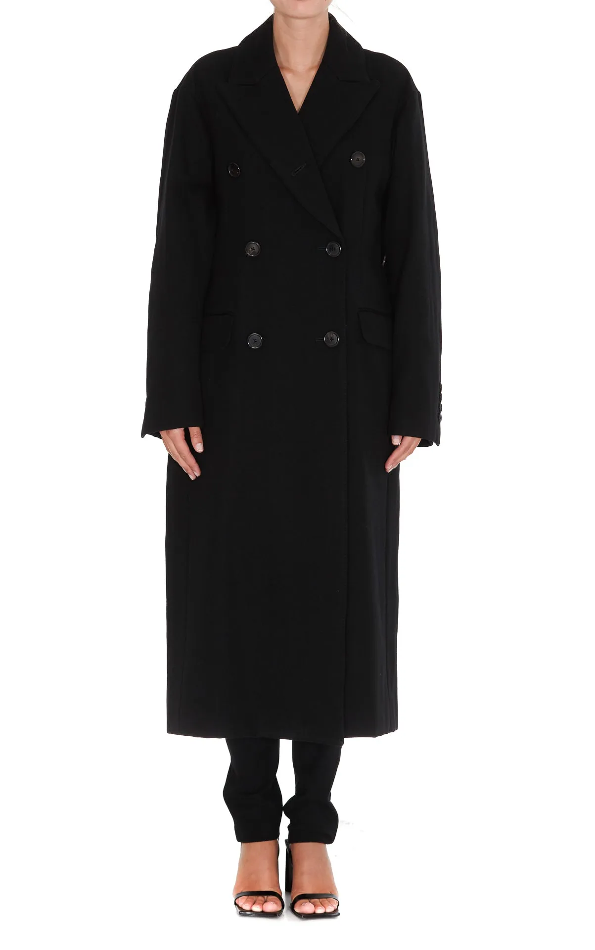 Ann Demeulemeester Double Breasted Coat