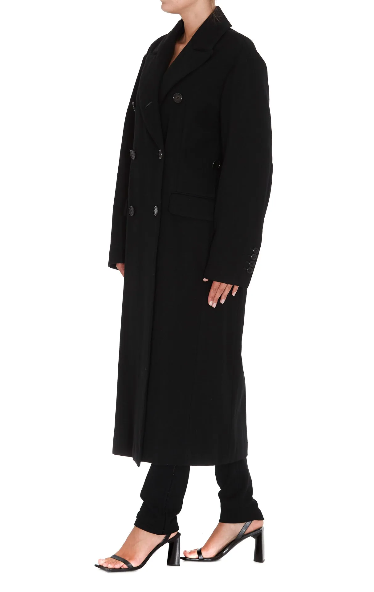 Ann Demeulemeester Double Breasted Coat