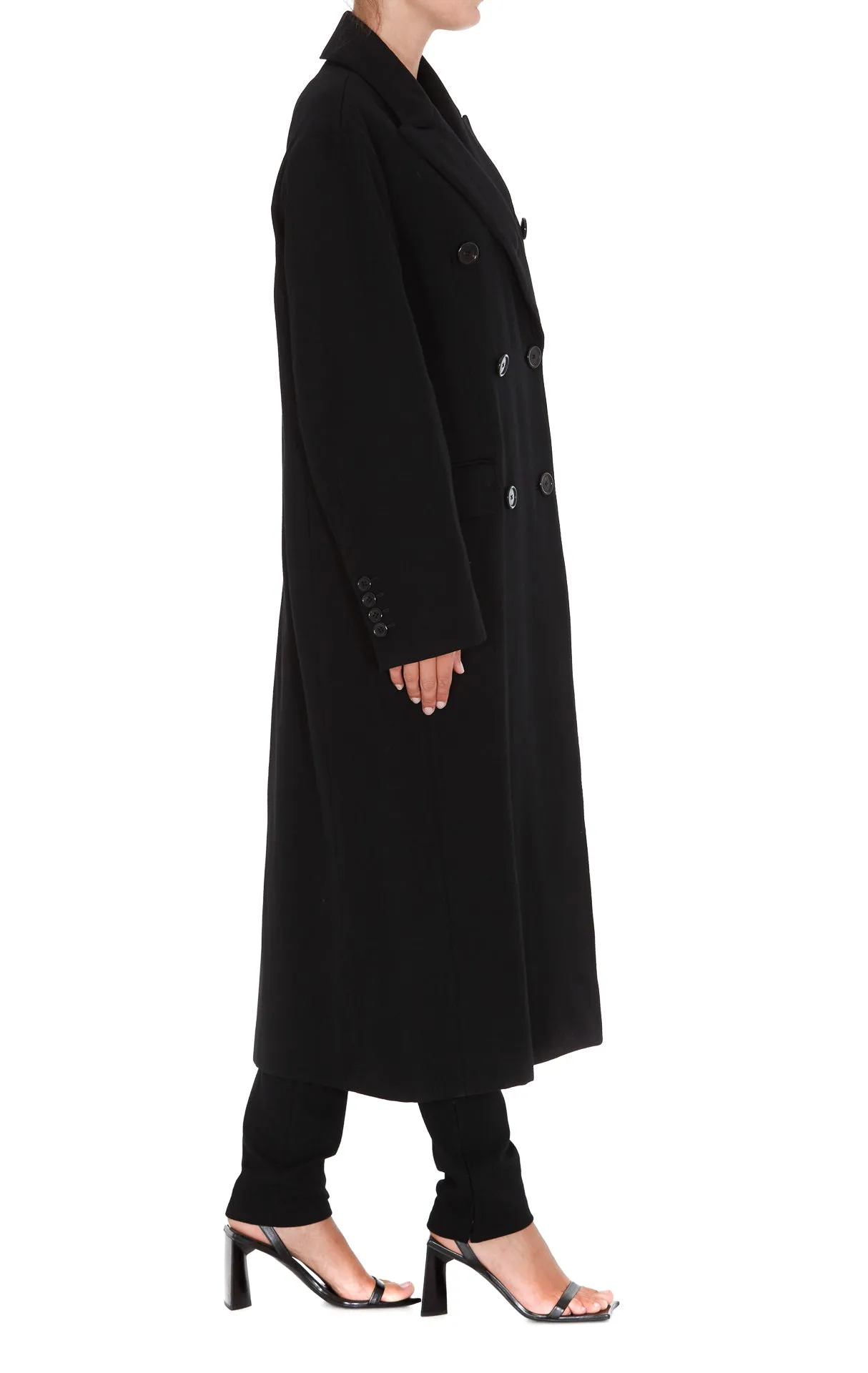 Ann Demeulemeester Double Breasted Coat