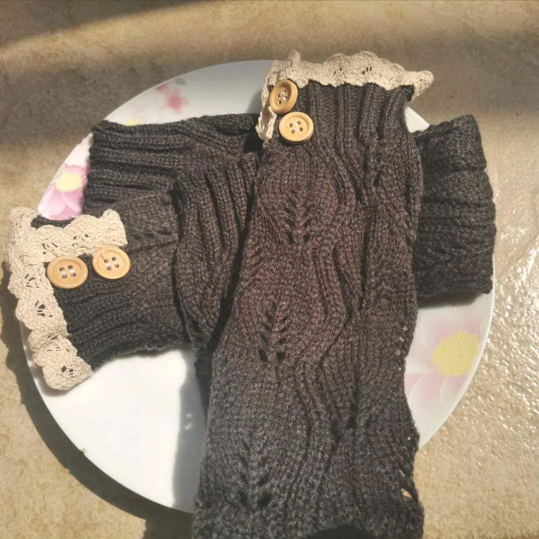 Baddies Long Leg Warmers Knitting Knee Socks