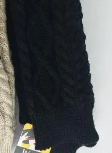 Baddies Long Leg Warmers Knitting Knee Socks