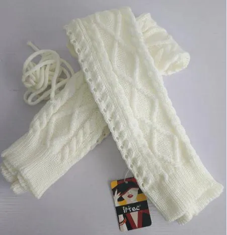 Baddies Long Leg Warmers Knitting Knee Socks