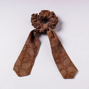 Bagh Print Cotton Elastic Hair Bands/Scarf Ponytail Holder/Scrunchie Ties