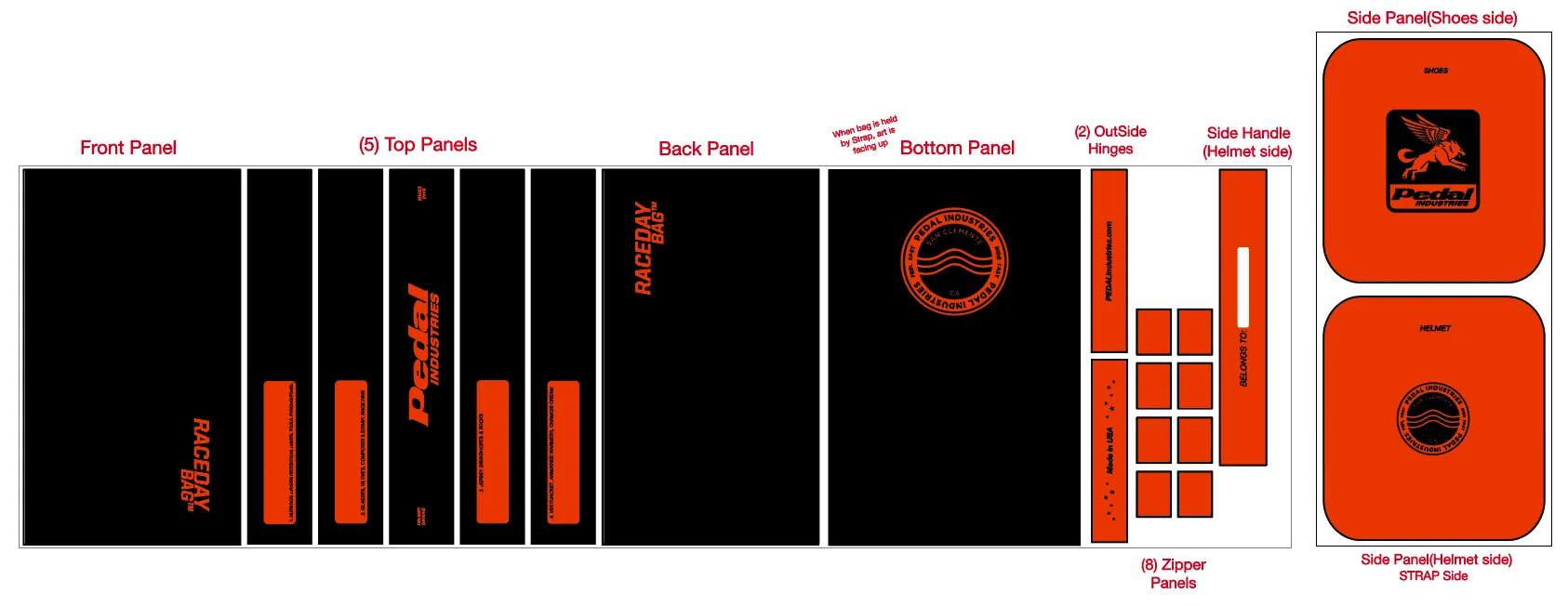 BASIC ORANGE RACEDAY BAG™