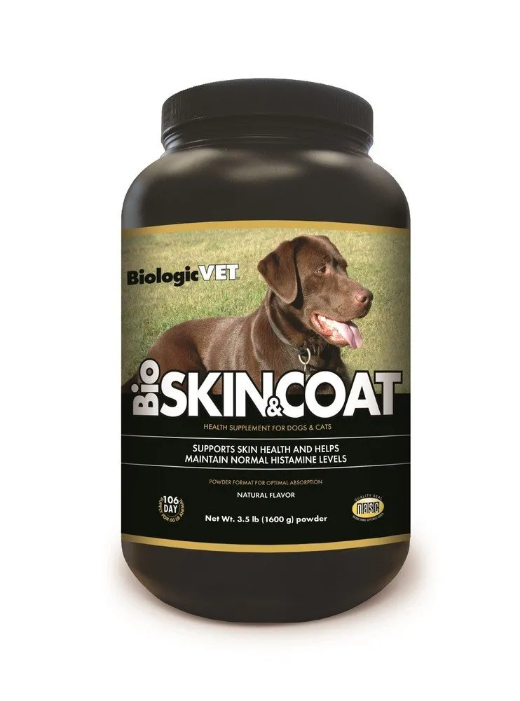 BiologicVet BioSkin & Coat Natural Antihistamine Formula for Dogs & Cats 3.5 lb Powder