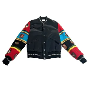 Black Bohemian Bomber Jacket - S/M