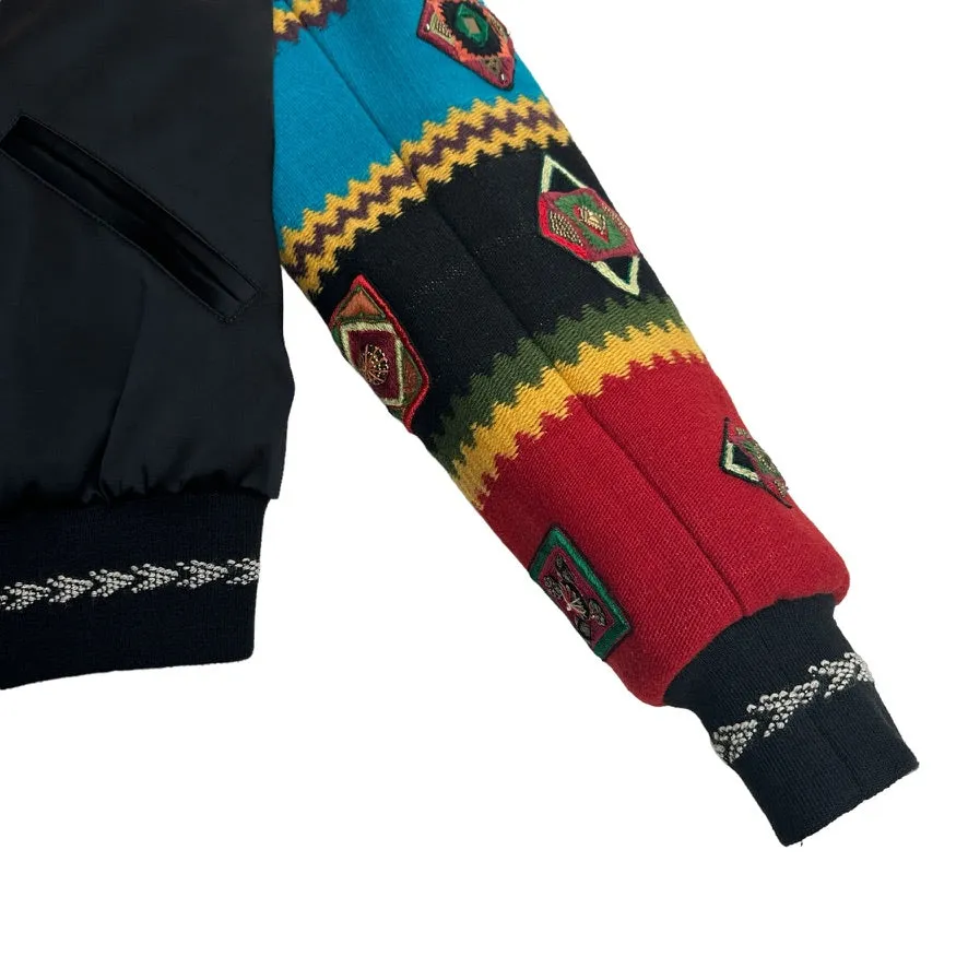 Black Bohemian Bomber Jacket - S/M