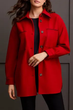 Blanket Stitch Coat