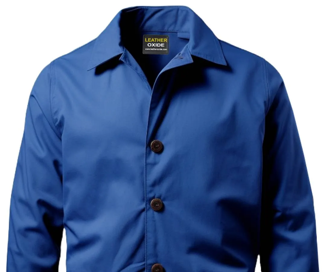Blue Cotton Coat