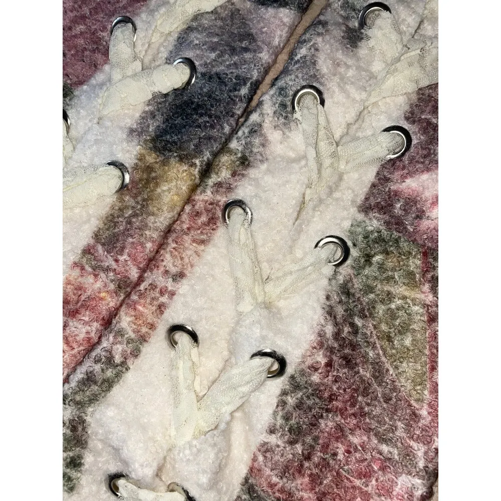 bouclé leg warmers