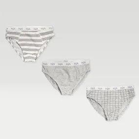 Boys Brief, Pack of 3, Bio-wash Cotton Antibacterial Finish  (1-10 Years)