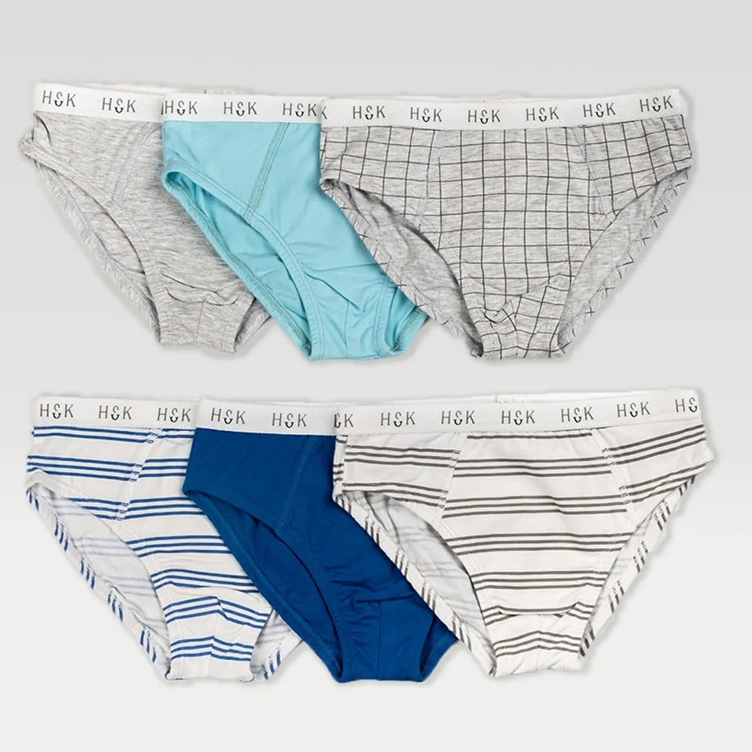 Boys Brief, Pack of 3, Bio-wash Cotton Antibacterial Finish  (1-10 Years)