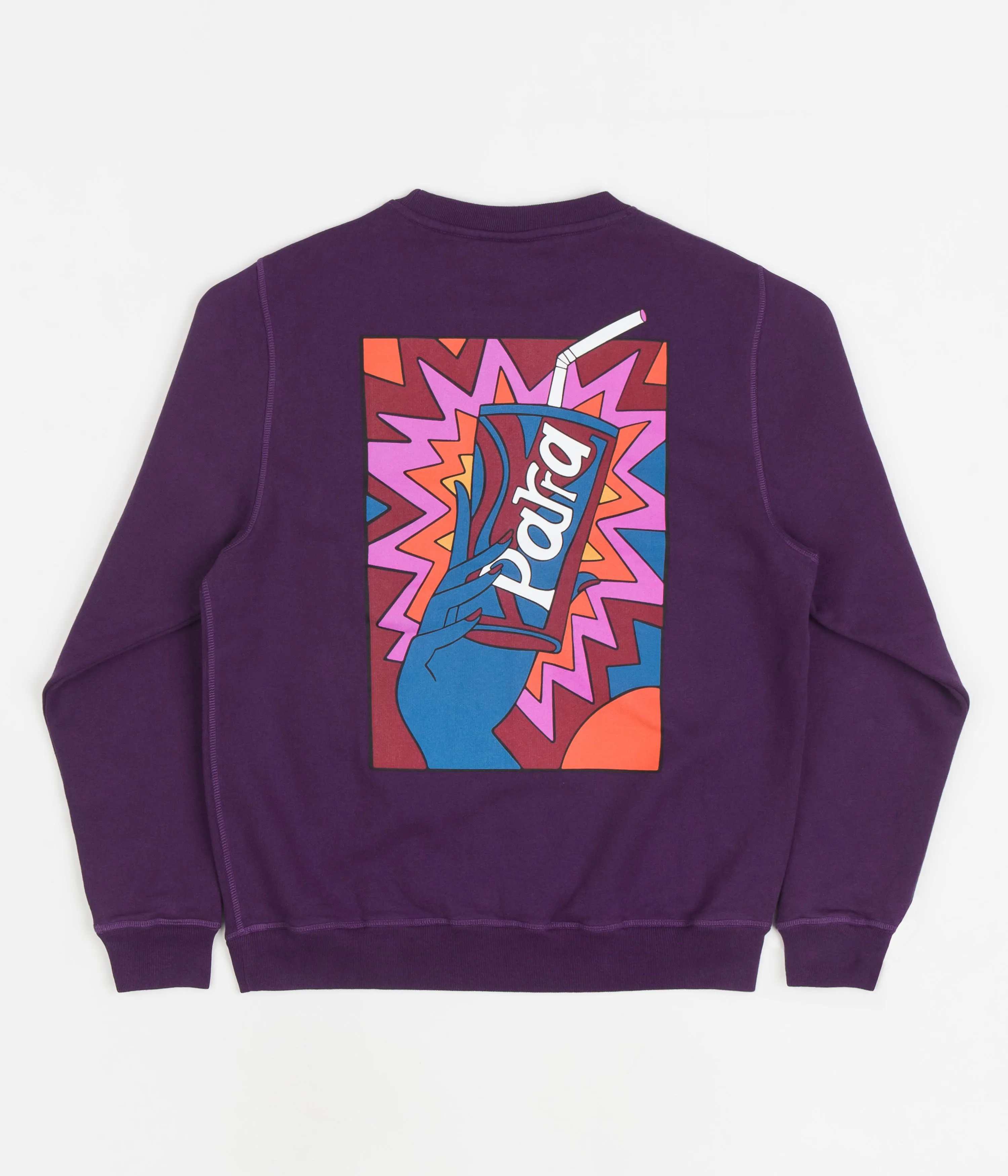 by Parra Rushed Sugar Crewneck Sweatshirt - Purple