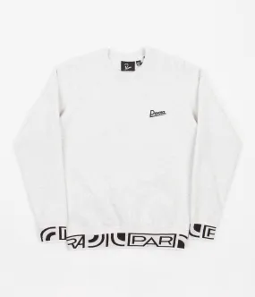 by Parra Tape Cuffs Crewneck Sweatshirt - Ash Grey