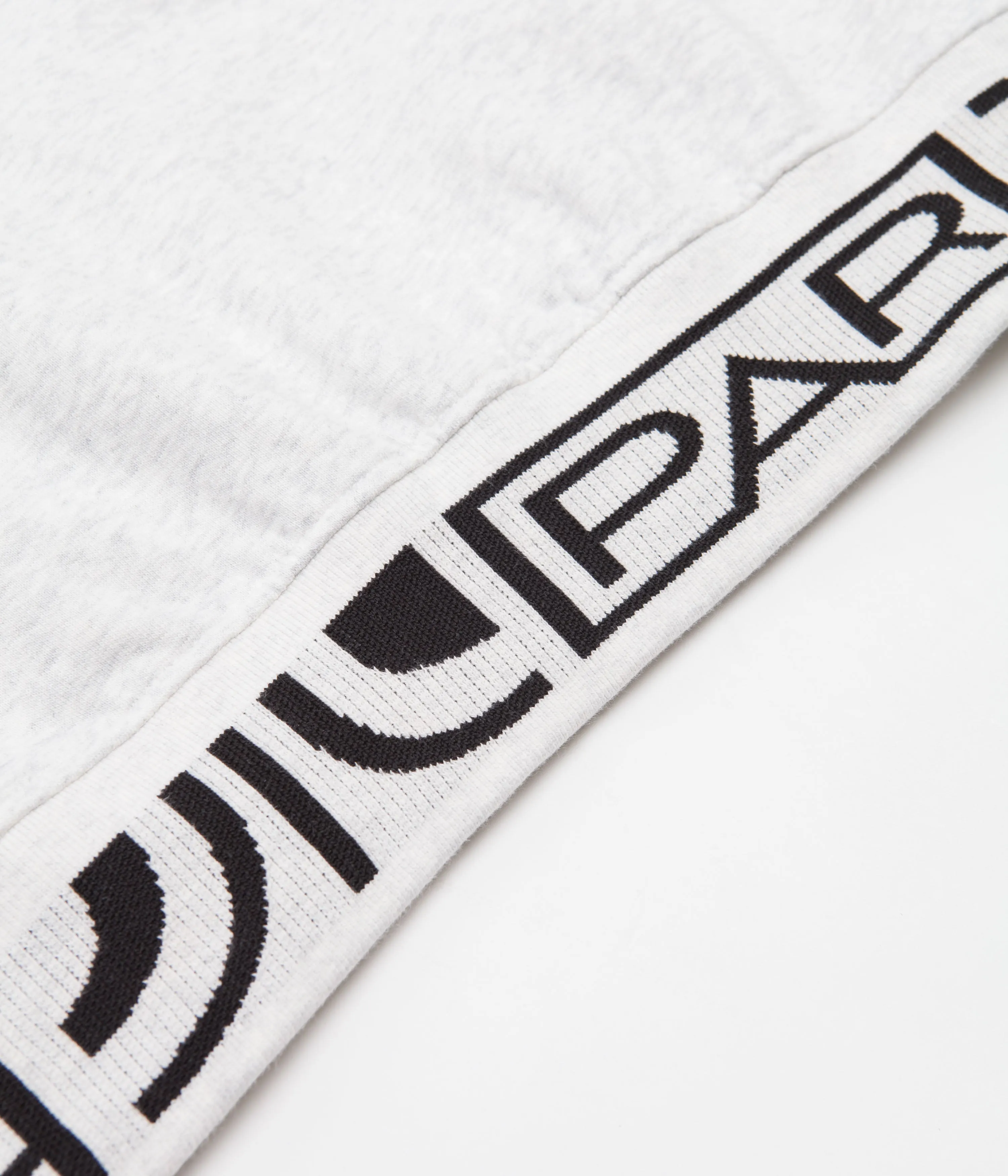 by Parra Tape Cuffs Crewneck Sweatshirt - Ash Grey