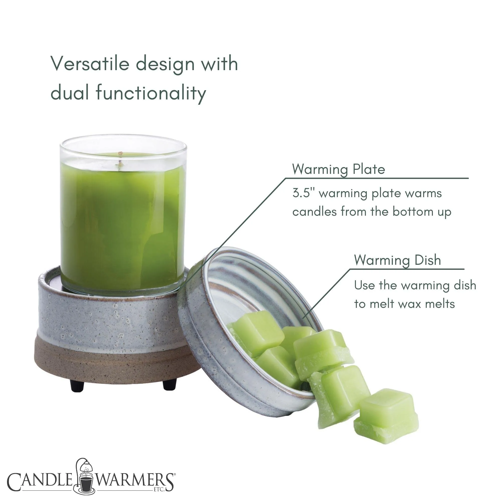 Candle Warmers Etc Original Warmer, Conical White