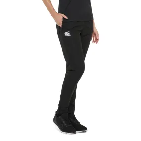 Canterbury Womens Womens Team Tapered Cuffed Trackpant - Black