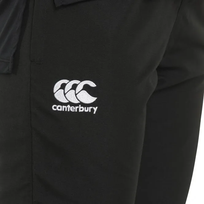 Canterbury Womens Womens Team Tapered Cuffed Trackpant - Black