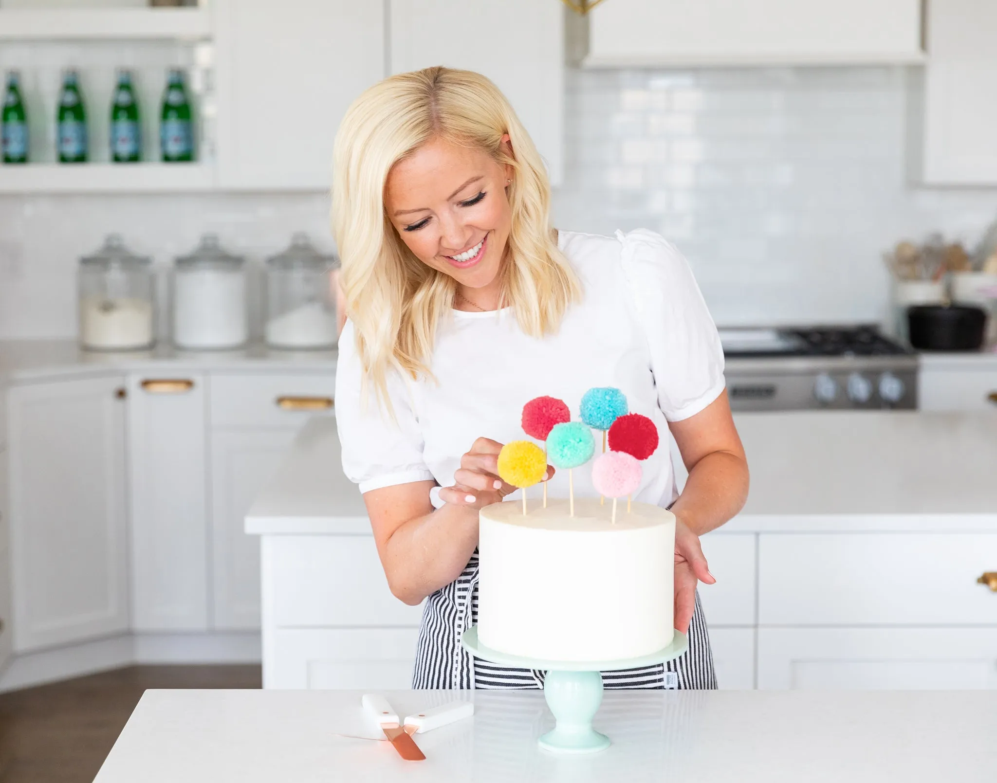 CBC702 - Cake By Courtney Pom Pom Cake Toppers