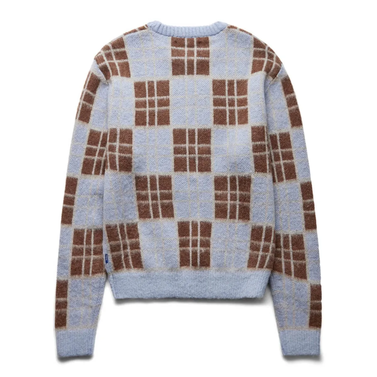 CHECKERED MOHAIR SWEATER