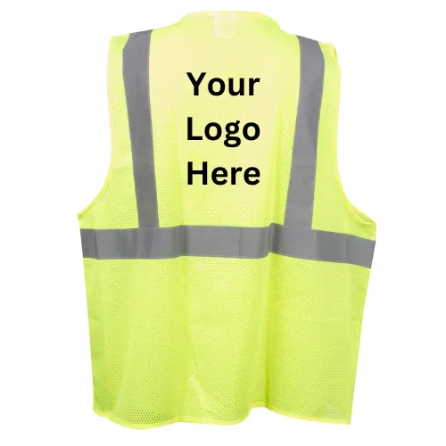 Class 2 Hi-Vis Green Mesh Protective Vest