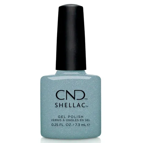 CND Shellac Teal Textile