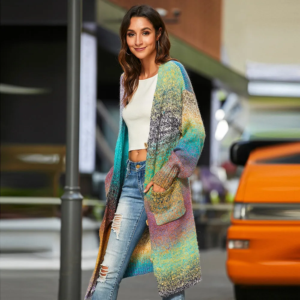 Colorful Long cardigan