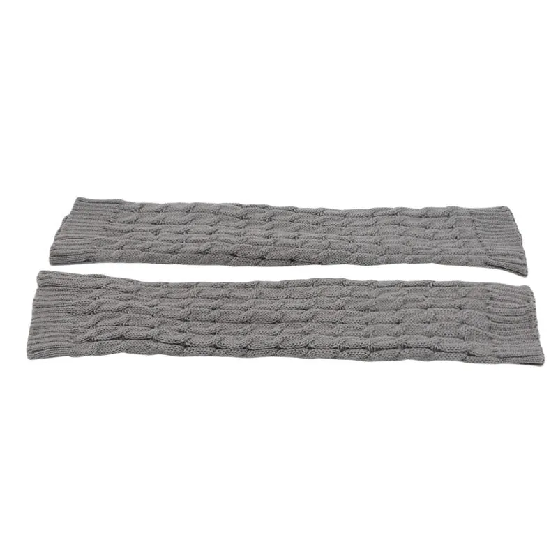 Fashion Leg Warmers Women Warm Knee High Winter Knit Solid Crochet Leg Warmer Socks Warm Boot Cuffs Beenwarmers Long Socks Hot