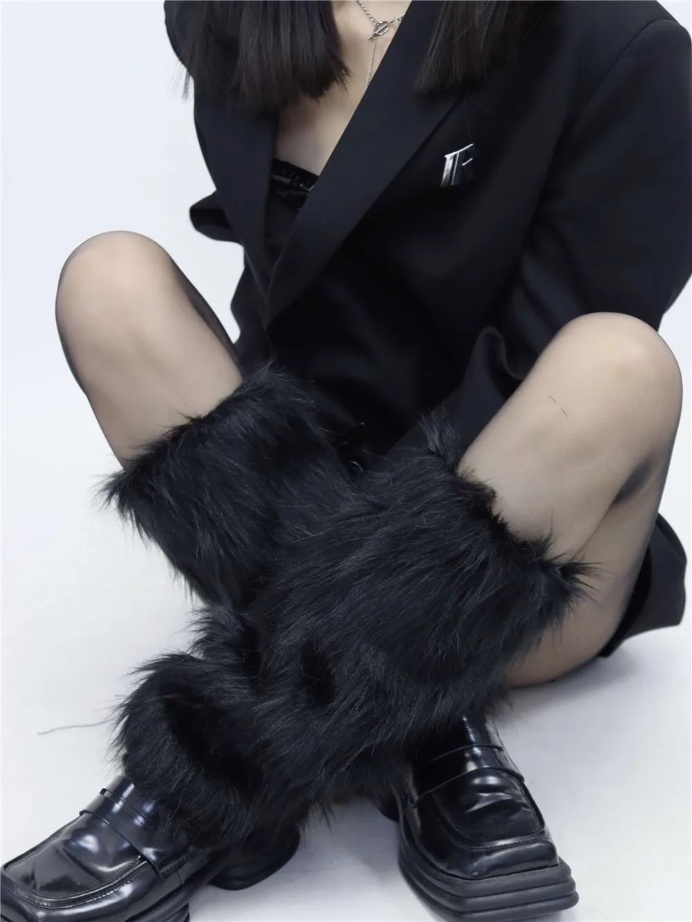 Faux Fur Leg Warmers