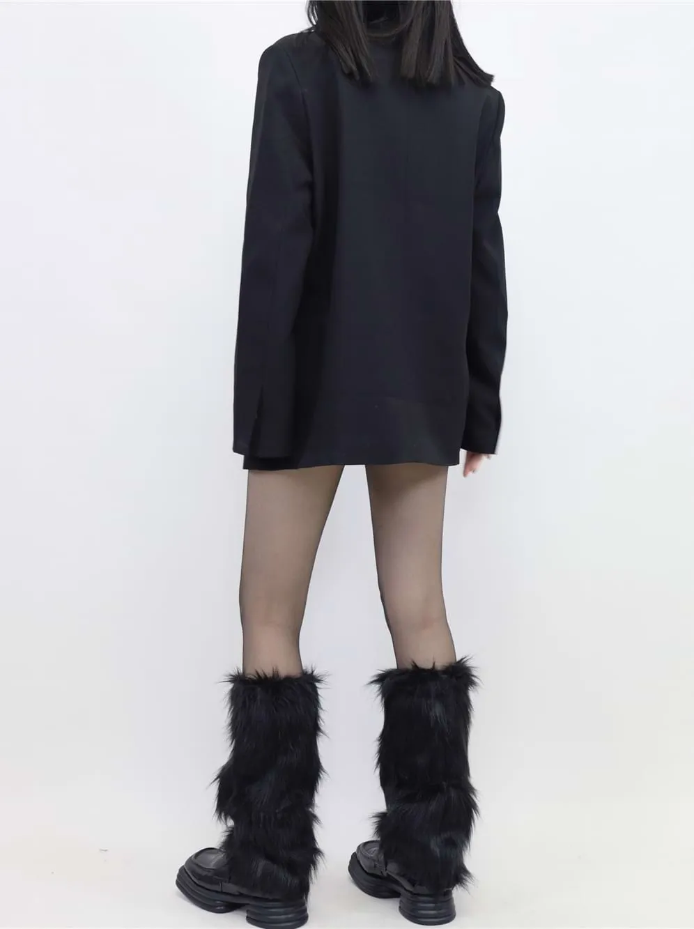Faux Fur Leg Warmers