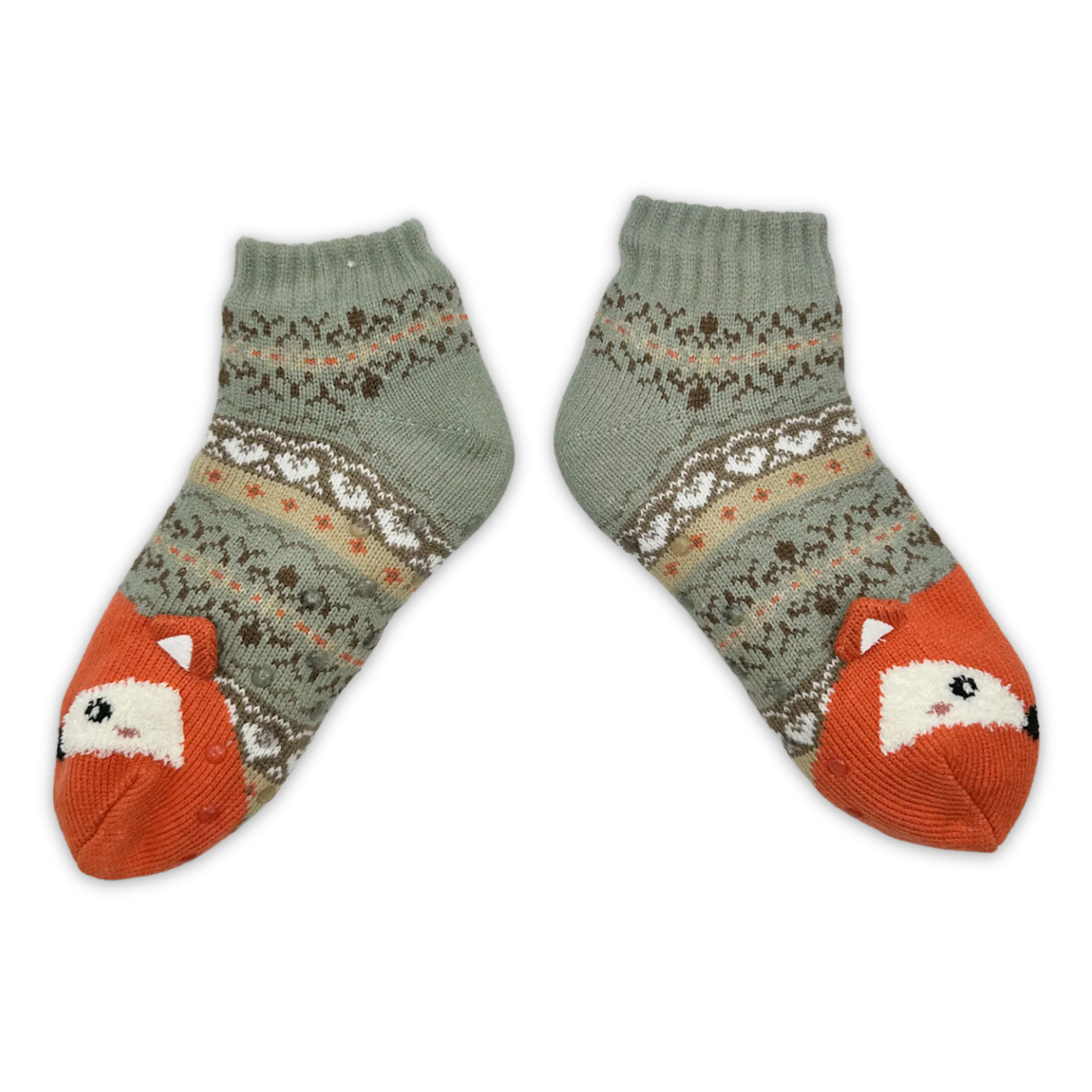 Fox 3D Ears Cozy Warmer™ Slipper Socks