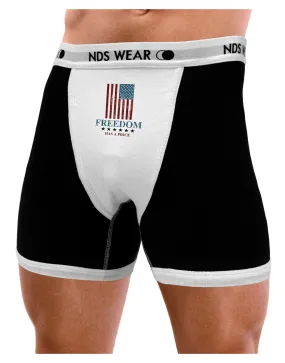Freedom Flag Color Mens Boxer Brief Underwear
