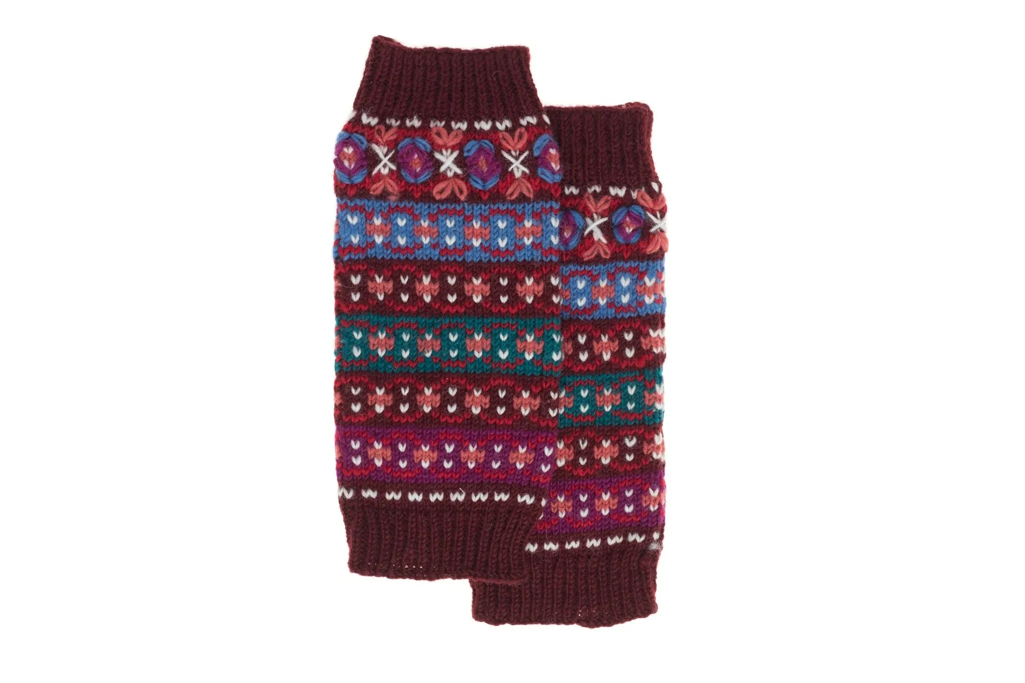 French Knot X Sundance-Fair Isle Leg Warmers
