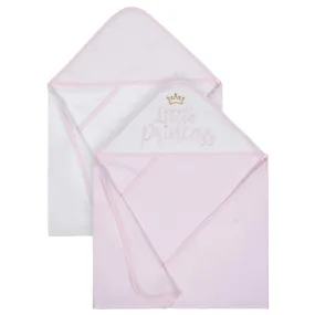 Gerber® Organic 2-Pack Baby Girls Princess Hooded Towels