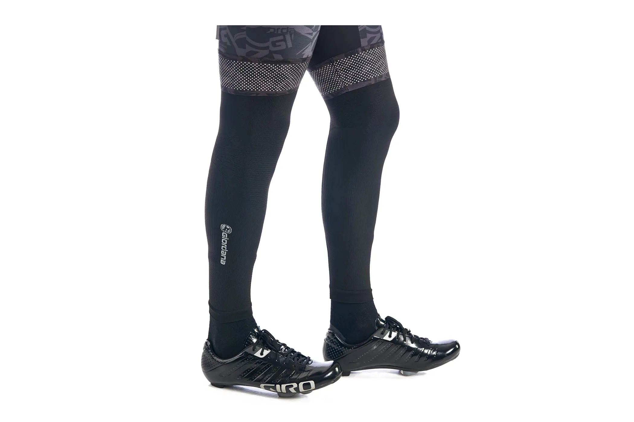 Giordana Knitted Dryarn Leg Warmers Black