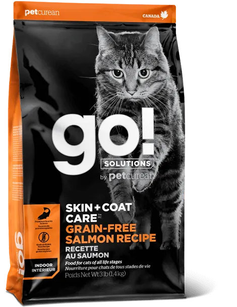 Go! Solutions Skin   Coat Care Grain Free Salmon Recipe for cats