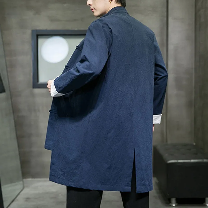 Golden cloud trench jacket