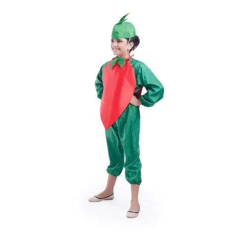 Green Chilli dress for boys and Girls for Fancy dress competitions