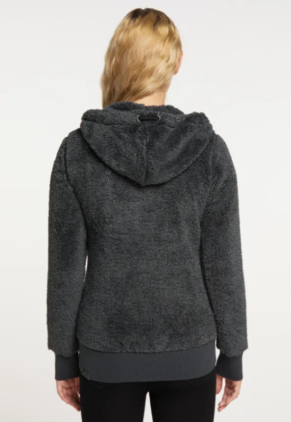Grijs warm vest | Ragwear sweatshirt Vilma dark grey