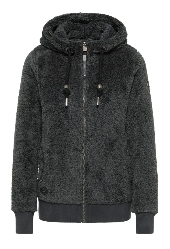 Grijs warm vest | Ragwear sweatshirt Vilma dark grey
